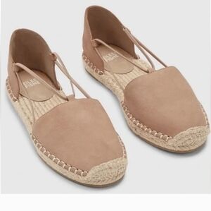 Eileen Fisher Women's Beige Espadrille Flats